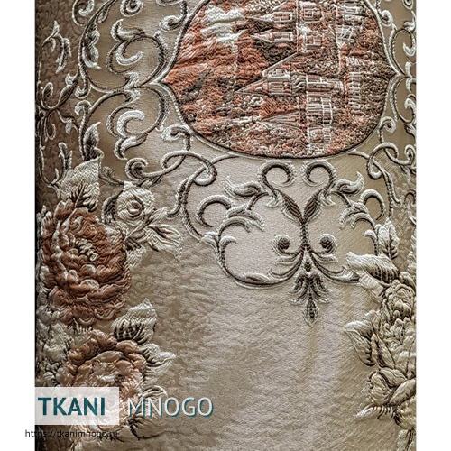 Фото мебельной ткани 1612-3 крупным планом