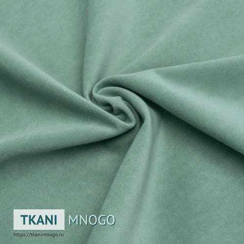 Фото обивки велюра “Proshe-V43” (однотонный зеленый)