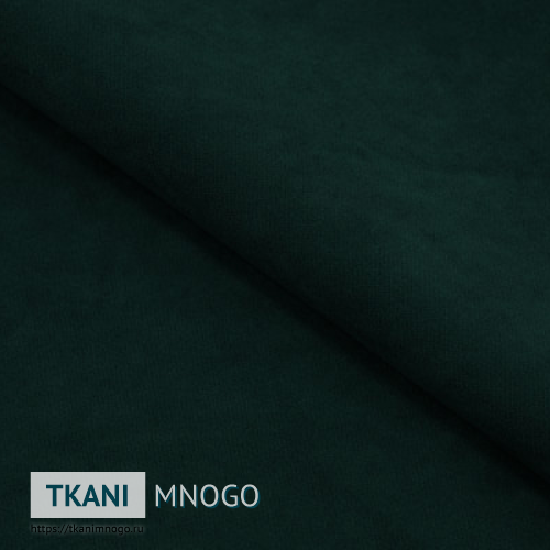 Фото обивки велюра “76” (однотонный зеленый)