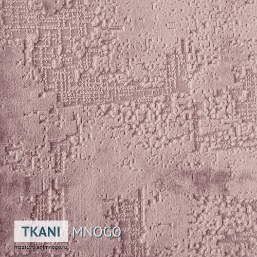 Фото фактуры велюра “9” (узор розовый)