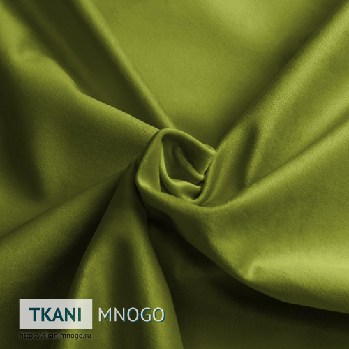 Фото материала велюра “MR-33” (однотонный зеленый)