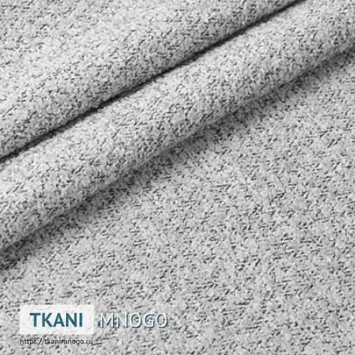 Фото ткани велюра “24” (однотонный серый)