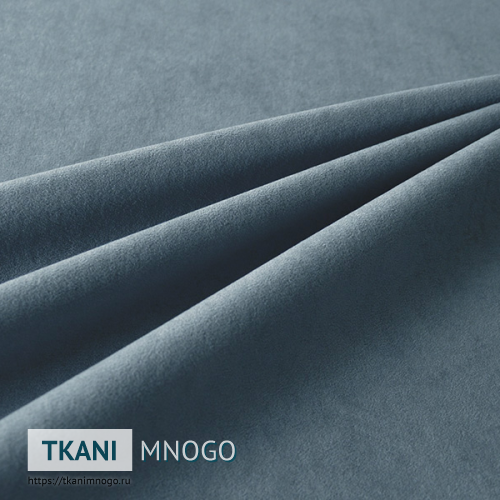 Фото внешнего вида велюра “Milan 20” (однотонный синий)