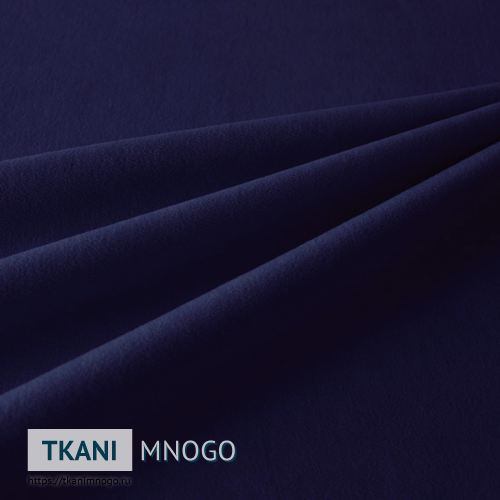 Фото внешнего вида велюра “Milan 18” (однотонный синий)